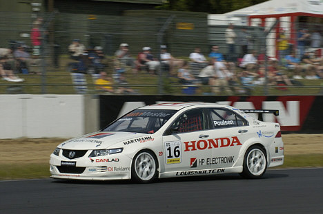 Per Poulsen skal sikre Hartmann Honda Racing privatmesterskabet.